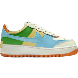 NIKE Air Force 1 Shadow W - Coconut Milk/Aquarius Blue/Saturn Gold/Monarch