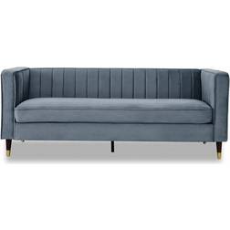 GRS Thomas Grey Sofa 185cm 3 Seater