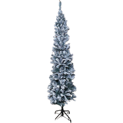 Premier Snow Flocked Spruce Pine Christmas Tree 228.6cm