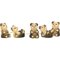 Konstsmide Acrylic Pandas Clear Lyskæde 5 Pærer