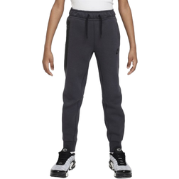 Nike Older Kid's Sportwear Tech Fleece Pants - Anthracite/Black/Black (FD3287-060)