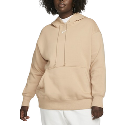 Nike Women's Sportswear Phoenix Fleece Oversized Pullover Hoodie - Hemp/Sail