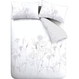 Catherine Lansfield Meadowsweet King Bettbezug Weiß (230x220cm)