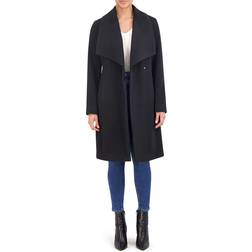 Cole Haan Women's Alpaca Wrap Coat - Black