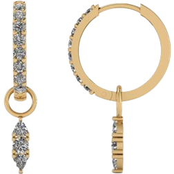 Smykkekæden Isabell Earrings - Gold/Transparent