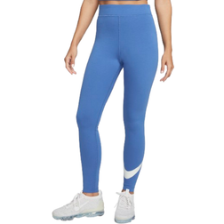 Nike Sportswear Classics Women's High-Waisted Graphic Leggings - Star Blue/Sail