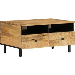 vidaXL Salontafel 80 x 54 x 40 cm Massief Mangohout