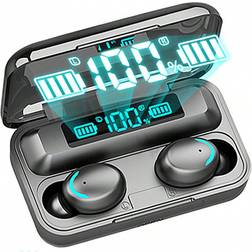 Shein TWS Wireless Earbuds, Stereo Sound Sport Headset, Touch Control Earphones With LED Display Charging Case
