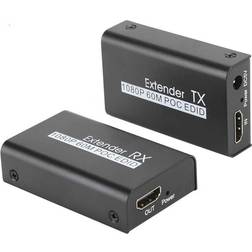 Nordic SGM-187 POC EDID HDMI Extender Plug & Play HDMI/RJ45 - HDMI/RJ45 F-F