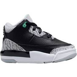 Nike Air Jordan 3 Retro TD - Black/Wolf Grey/White/Green Glow