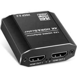 Nordic SGM-151 HDMI - 2xHDMI 2.0b/Micro USB B Power Splitter F-F
