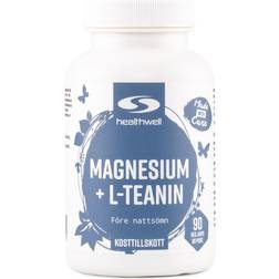 Healthwell Magnesium+L-teanin, kaps 90 st