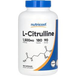 Nutricost L-Citrulline 1500mg 180 st