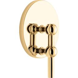 Stoff Nagel Wall Hanger Brass 11 x 14.5 cm Värmeljuslykta
