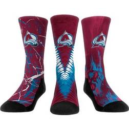 Rock Em Socks Colorado Avalanche Youth Three-Pack Crew Socks Set