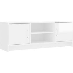 vidaXL Modern White Meuble TV 102x37.5cm