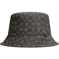 Coach Signature Jacquard Bucket Hat - Charcoal