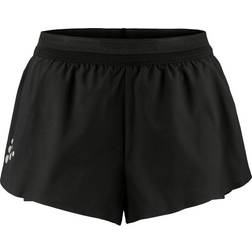 Craft Women's Pro Hypervent Split Shorts Löparshorts & 3/4-löpartights Färg svart