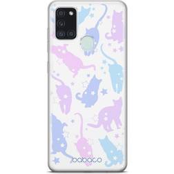 Babaco Pattern Cats Case for Galaxy A21s