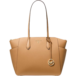 Michael Kors Marilyn Medium Saffiano Leather Tote Bag - Pale Peanut