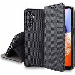 Setty Kaardivahega mobiiliümbris Galaxy A15 4G/5G Wallet Smart Magnet must
