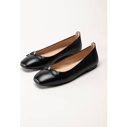 Unisa ballerina basmi, glattleder, schwarz, damen Schwarz