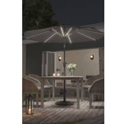 Living and Home 3m Large Solar Powered Umbrella