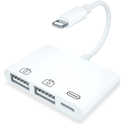 Nordic LGN-104 Lightning/ USB A - Lightning F-M Adapter