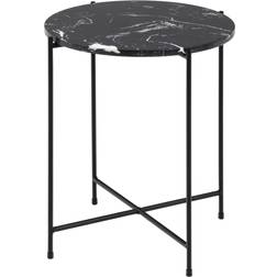 Nordic Home Ruber Black Small Table 42cm