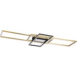 Trio Lighting Irvine Black/Brass Loftplafond 105cm