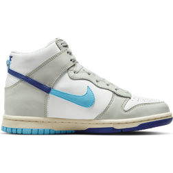 Nike Dunk High SE GS - Summit White/Deep Royal Blue/Light Silver/Baltic Blue