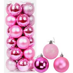 Shatchi 60mm/18Pcs Baubles Shatterproof Decorations Christmas Tree Ornament