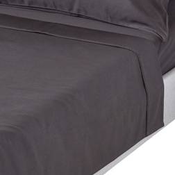 Homescapes King, 1000 Thread Count Egyptian Bed Sheet Black