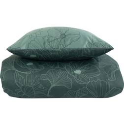 Borg Design dubbeltäcke flower Påslakan Grön (200x200cm)