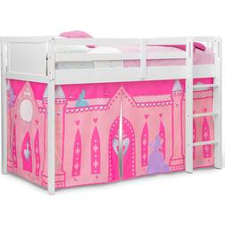 Delta Children Princess Loft Bed Tent Curtain Set for Twin 36.5x75"