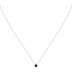 Live Diamond Necklace - White Gold/Sapphire