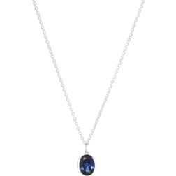 Sif Jakobs Ellisse Carezza Necklace - Silver/Blue