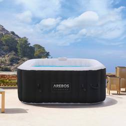 Arebos Inflatable Hot Tub Spa Pool