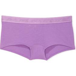 PINK Logo Cotton Boyshort - Glazed Violet