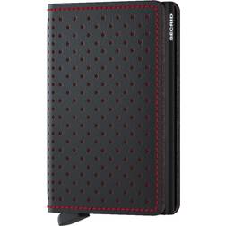 Secrid Slimwallet - Perforated Black/Red