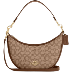 Coach Aria Shoulder Bag - Im/Khaki/Saddle Multi