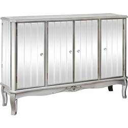 Melody Maison Large Mirrored Tiffany Range Mirrored Sideboard 135x93cm