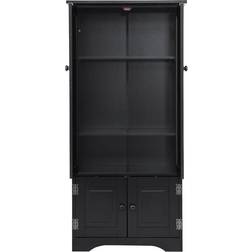 Costway Accent Black Storage Cabinet 24x49"