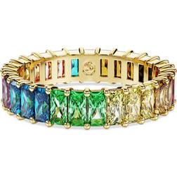 Swarovski Matrix Ring - Gold/Multicolour