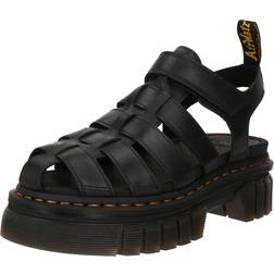 Dr. Martens Ricki Fisherman Nappa Lux Platform Sandals - Black