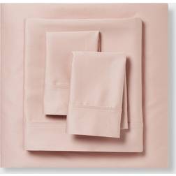 Threshold Solid Performance Bed Sheet Pink (264.2x238.8cm)