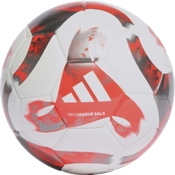 adidas Tiro League Sala Ball - White/Solar Red/Iron Metallic