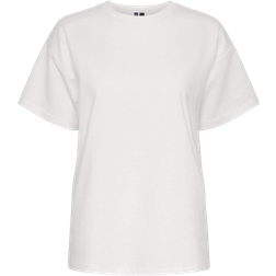 Pieces Skylar Oversized T-shirt - Bright White