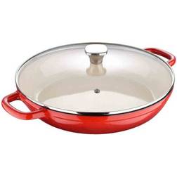 Masterpro Bergner Red Cast Iron with lid 3.3 L 30 cm