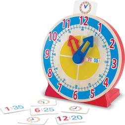 Melissa & Doug Turn & Tell Wooden Clock